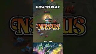 How to Play AP Nasus (Mid Lane) - League of Legends (Shorts)