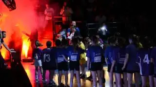 Chambery - Dunkerque : Entrée des joueurs