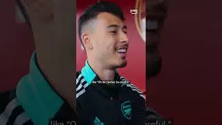 Gabriel Martinelli doesn't care about the money, he just loves playing football ❤️