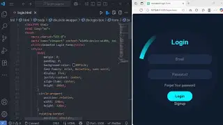 Animated Circular Login Form Using HTML & CSS 🔥 | Modern UI Design with Spinning Border