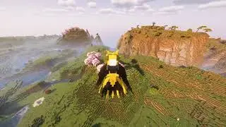 [Shaders]Testing NVIDIUM Minecraft Mod With HIGH Render Distance On Cobblemon Server 1.20.1 Fabric