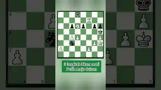 3 steps off. Tiga langkah mati putih maju duluan//chess 3 move black die