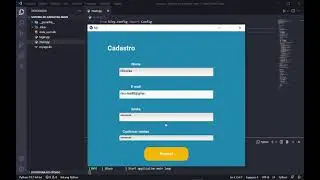 Sistema de cadastro python