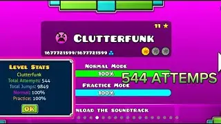 I FIANALLY BEAT CLUTTERFUNK AFTER MANY ATTEMPTS