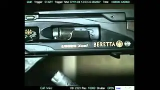 Imagen a cámara super lenta de carga de una Beretta UGB25 (Slow motion picture of Beretta UGB25)