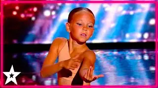 10 Year Old Ukrainian Dancer DAZZLES The Judges With Her BEAUTIFUL Audition! | Kids Got Talent
