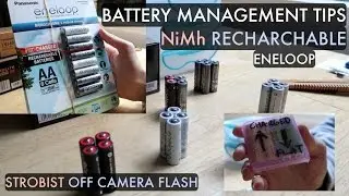 NiMh Rechargeable Battery Management Tips (Strobist Flash Batteries) Panasonic Eneloop