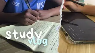 studying in this heat... 🔥☀️ // study vlog