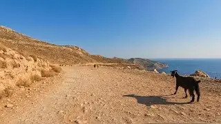 Greece Crete The road to Balos All the way from Kissamos to Balos Parking 4K