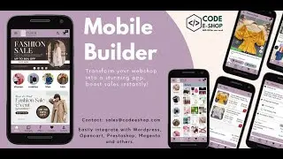 Mobile Builder | Opencart | Opencart Extension | Code e-Shop