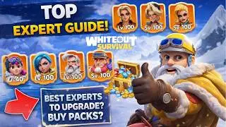 Best Experts | Avoid Wrong Upgrades! - Whiteout Survival