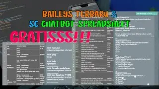 SC BOT WHATSAPP GOOGLE SPREADSHEET DENGAN BAILEYS TERBARU