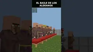 ALDEANOS BAILARINES/ #minecraft #minecraft120 #shorts