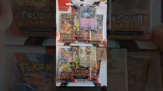 QUICK Pokémon TCG: Obsidian Flames 3 Pack Blister Opening