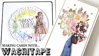 Cards Using Washitape | Pinkfresh Studio | TheWashiTapeShop