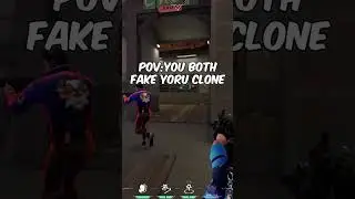 When 2 Yoru Fake Clone Together #shorts #trending #viral #valorant #valorantshorts #yoru #fyp #love