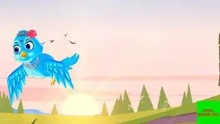 Green screen tuni bird /cartoon bird green screen/no copyright