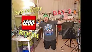 MOVING MY LEGO ROOM DAY 2: What a mess!