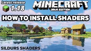 Minecraft Java 1.18 How To Install Shaders (with Sildurs Shaders) (no OptiFine)