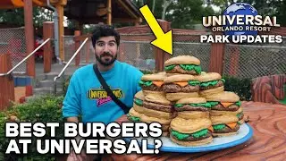 BEST Burgers In The Park & 6 More Universal Orlando Resort Updates!