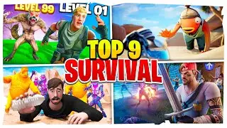 🔪 best 9 SURVIVAL map codes in fortnite 2023 (bosses, zombies, disasters...etc) 🧟‍♂️