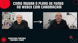 Como resolver o problema de alterar o plano de fundo no Webex.