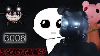 5 SCARY GAMES [ROBLOX]