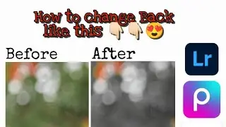 How to change Background in  Lightroom cc 👇🏻😍