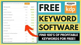 FREE KDP Keyword Research Tool 2024 - Find 1000's of Profitable Keywords COMPLETELY FREE!