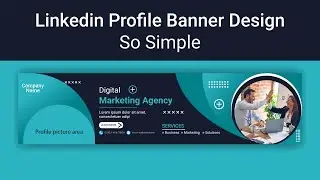 LinkedIn Background image LinkedIn cover photo design in Illustrator