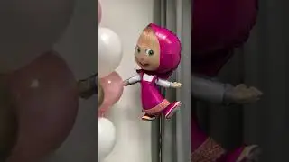 Воздушный декор из шаров в стиле 