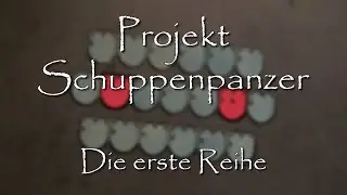 DIY Projekt Schuppenpanzer aus Sperrholz - die 1.Reihe