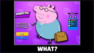 I Got Daddy Pig In Brawl Stars? 😱  | New brawler Daddy Pig | Brawl Stars ❤️