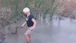 #дача #вылавливаем #рыбу из остатков #пруда...