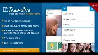 Trending - High Quality Responsive Moodle Theme | Themeforest Website Templates and Themes