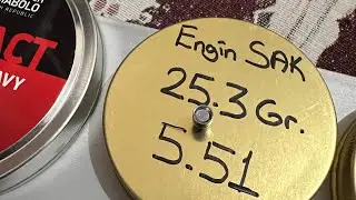 Engin SAK Yeni Kalıp 5.51 MM 25.3 Grain Solid 25 M 1 Kuruş Grupman.