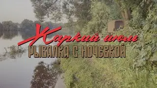 Фидер летом в жару. Рыбалка с ночевкой на Москва реке