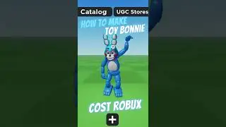 How to make Toy Bonnie from Fnaf 2 #roblox #fnaf2 #trending #fivenightsatfreddys