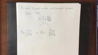 The unit tangent, unit normal, and binomial vectors