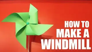 Paper Windmill | How To Make Paper Windmill ?Spinning Wheel | Easy craft | Origami