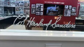Visiting Sanders Cafe and Museum in Corbin, KY. Home of Kentucky Fried Chicken.