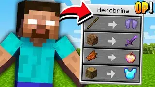 Minecraft, But Herobrine Trades SUPER EPIC Items...