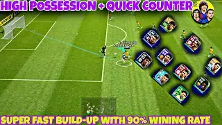 UNSTOPPABLE Quick counter Formation 3-4-3 | How To Use Quick counter 3-4-3 in Efootball mobile 23 |