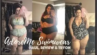 AdoreMe Plus Size Swimwear Haul, Review & TryOn