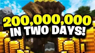 How I Made 200M Coins in 2 Days, Hypixel Skyblock!