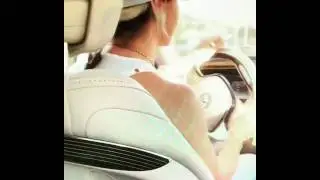 Princess Sue riding Maybach S600