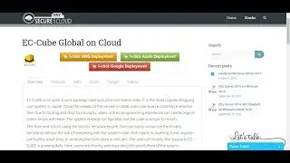 EC Cube Global on Cloud - Deploy on Azure , AWS and Google Cloud Platform.