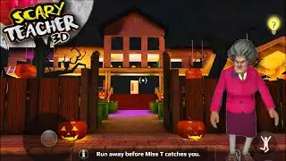 Scary teacher 3d Halloween 🎃 horror mode scape | scary teacher horror mode | Nitesh gaming