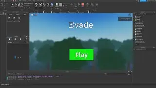 Делаем Evade в Roblox Studio. Часть 5 Стартовое меню