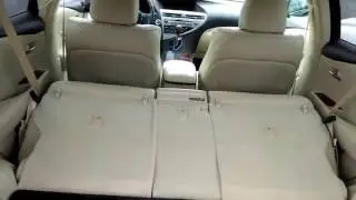 Lexus RX350-Rear Split Folding/Sliding Seat how-to